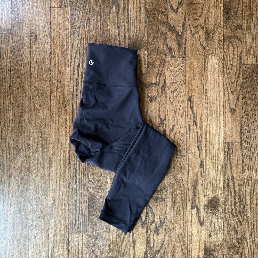 Lululemon Women Black Wunderunder Leggings